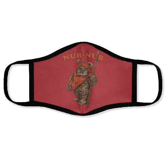 Disney Star Wars Face Masks, Vintage Nub-Nub Ewok Camp Face Masks, Wicket Ewoks Face Masks, Forest Summer Camp Face Masks