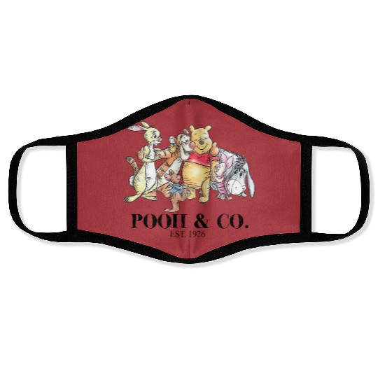 Disney Winnie The Pooh Face Masks, Pooh & Co Est 1928 Face Masks