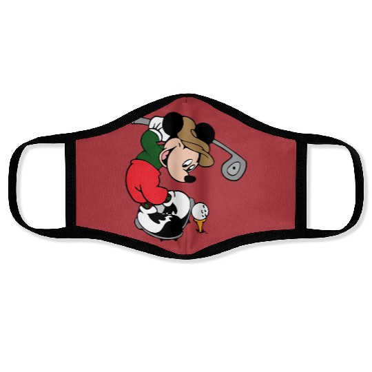 Mickey Golf Face Masks, Face Masks, Face Masks, Disney Unisex Face Masks, Disney Family Matching Face Masks