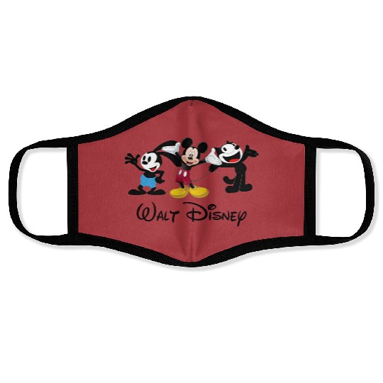 Julius the Cat Oswald the Lucky Rabbit Mickey Mouse Face Masks, Disney Trip Face Masks