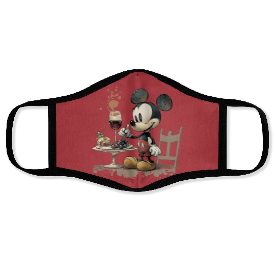 Disney Whiskey Face Masks, Mickey Mouse Drinking Face Masks