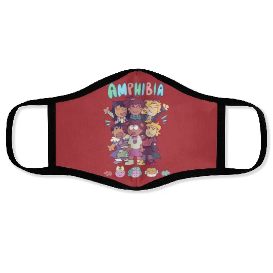 Disney Amphibia Face Masks All Characters Unisex Face Masks Adult Face Masks Kid Face Masks, Disney Face Masks, Magic Kingdom Face Masks idea, Disney gift Face Masks