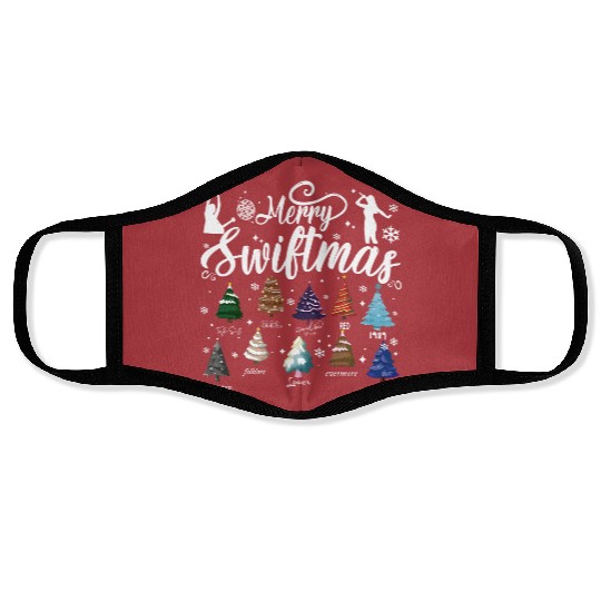 Discover Merry Swiftmas Face Masks, The Eras Tour Christmas Face Masks