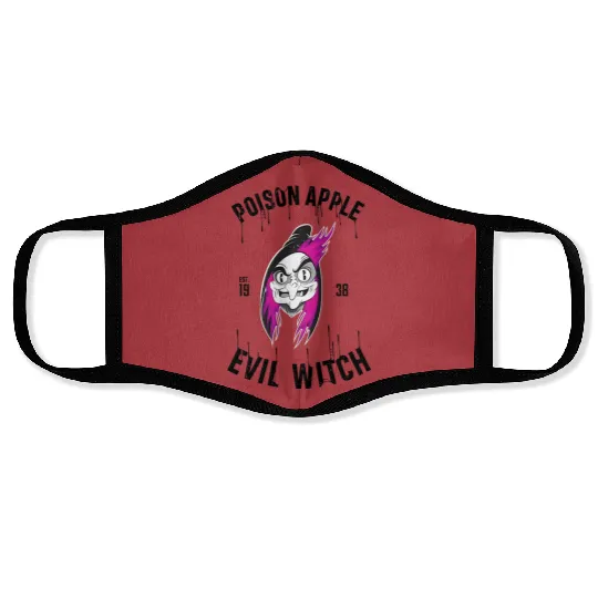 Disney Unisex Face Masks: Snow White Evil Witch Poison Apple