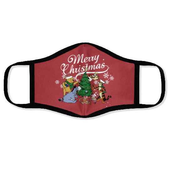 Winnie the Pooh Christmas Face Masks, Disney Christmas Face Masks