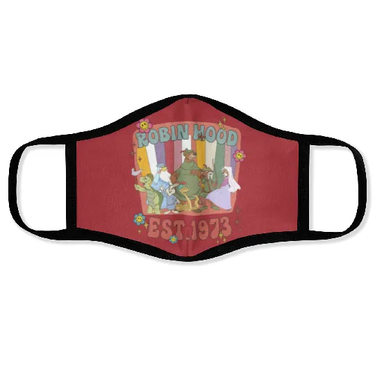 Vintage 90s Robin Hood Face Masks, Disney Robin Hood 1973