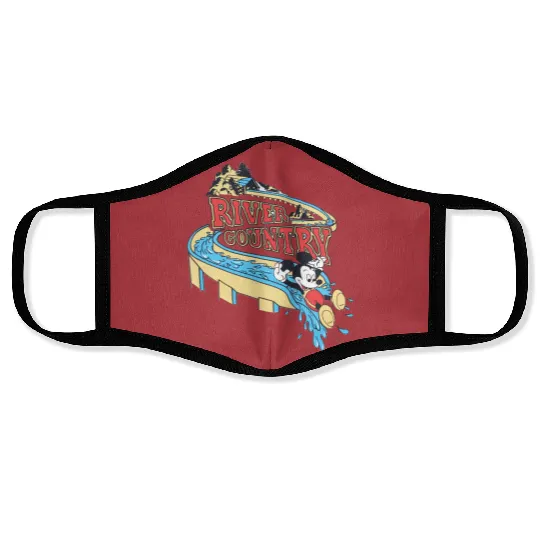 River Country Retro Disney World Face Masks