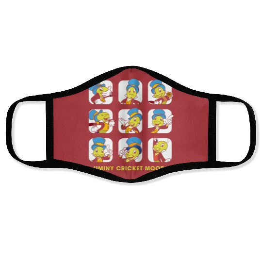 Disney Jiminy Cricket Moods Face Masks