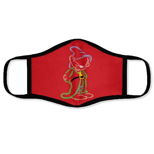 Dopey Embroidered Crewneck Crew, Disney embroidered Face Masks, Disney Snow White Face Masks, Disney Crew, Disney Crewneck