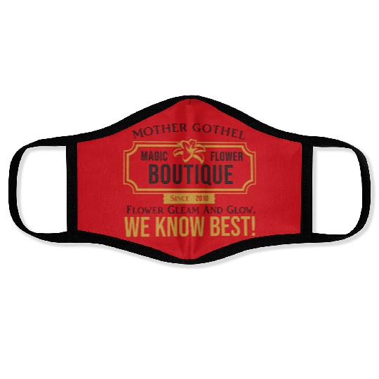 Tangled Face Masks, Mother Gothel Magic Flower Boutique, Disney Rapunzel Logo, Disney Villains Birthday Costume Cosplay, Disney Halloween Face Masks