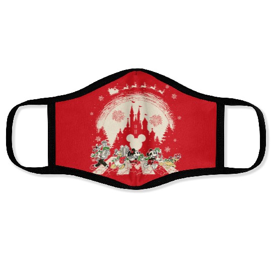 Discover Disney Santa Mickey And Friends Abbey Road Walking Christmas Face Masks