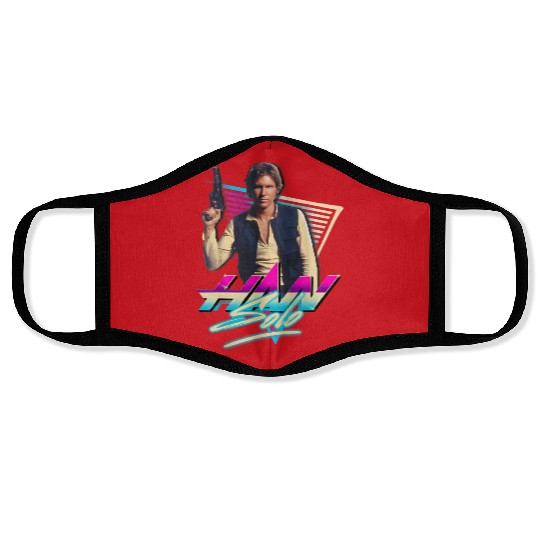 Han Solo Eighties Retro Star Wars Retro Face Masks Disneyland Summer Trip 2023