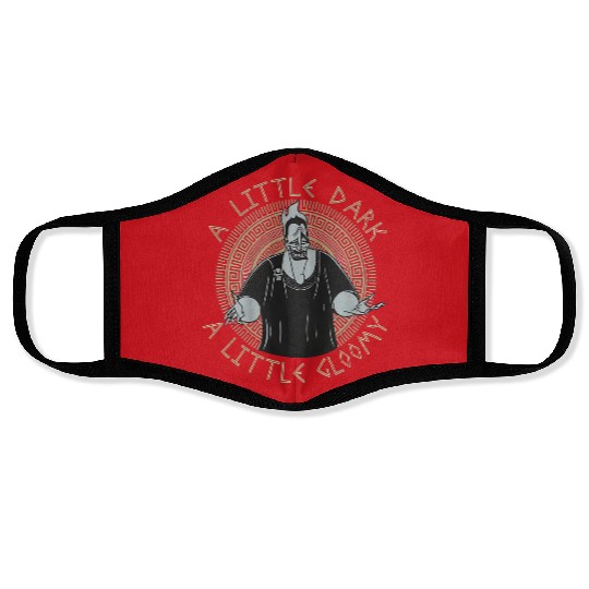 Funny Disney Hercules Villains Hades Quotes Retro Face Masks