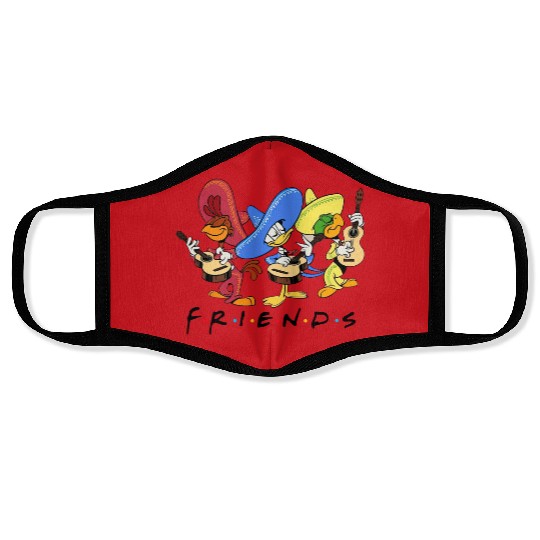 Disney Three Caballeros Mexico Face Masks, Donald Duck Jose Carioca Panchito Friends Face Masks