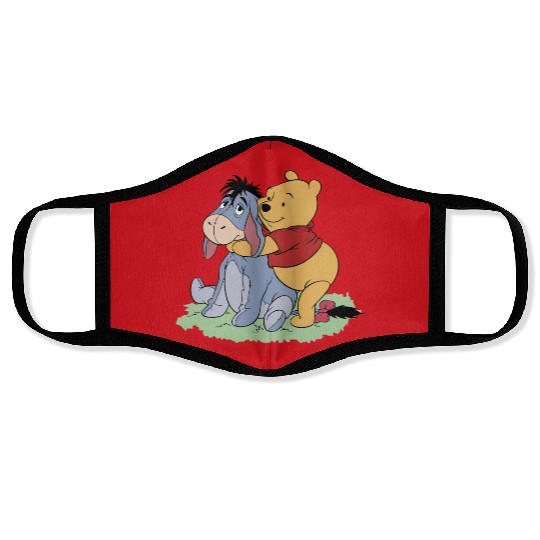 Pooh Bear and Eeyore Face Masks, Disney Face Masks, Winnie The Pooh Face Masks,Disney Gift Face Masks