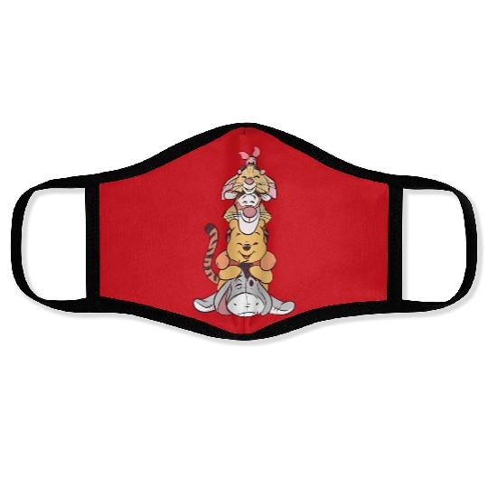 Vintage Winnie The Pooh Face Masks, Disney Piglet Tigger Eeyore Face Masks