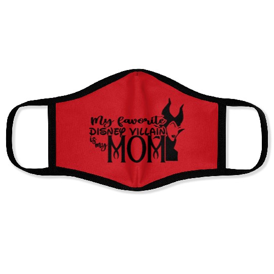 My Favorite Disney Villain is My Mom Face Masks, Maleficent Face Masks