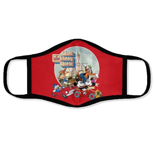 Discover Vintage Disney, Walt Disney World Face Masks, Disney Retro Face Masks, Disney Trip, Disneyland Face Masks