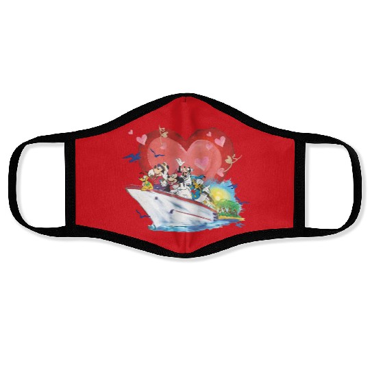 Disney Cruise Couples Face Masks, Honeymoon Cruise Face Masks