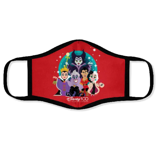 Disney 100 Disney Villains 100 Years Of Wonder Face Masks
