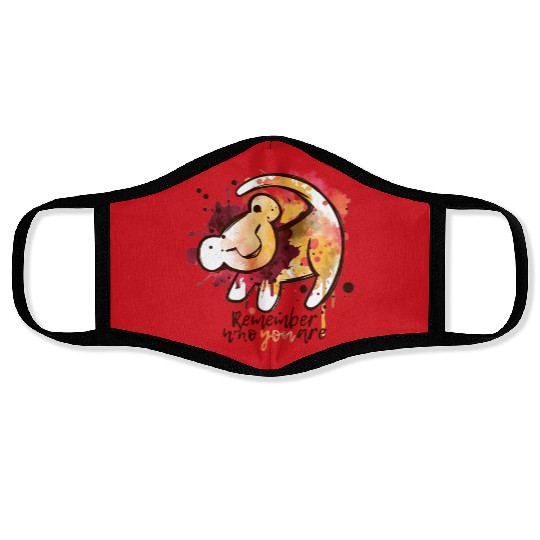 Lion King Disney Face Masks, Disney Simba Face Masks, Remember Who You are