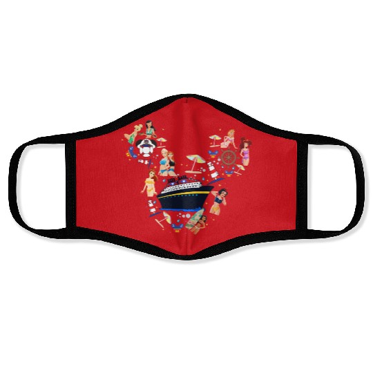 Disney Cruise Princess Face Masks, Magical Cruisin Princess Face Masks