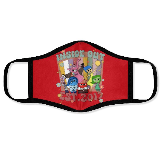 Disney Inside Out est 2017 Face Masks, Inside Out Characters Face Masks, Disney Best Friends Face Masks