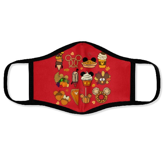 Disney Snacks Face Masks, Disney Life Face Masks, Disney Food n Drink, Mickey Waffle Face Masks