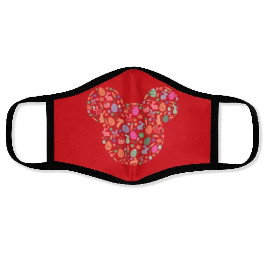 Easter Disney Mouse Face Masks, Mickey Easter Face Masks, Disney Easter Eggs Face Masks, Disney Easter Bunny Face Masks