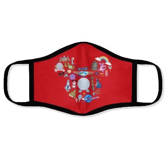 Disney Family Face Masks, Disney Trip Gifts, Disney Kids Face Masks, Epcot Disney Trip Face Masks, Disney Epcot Face Masks