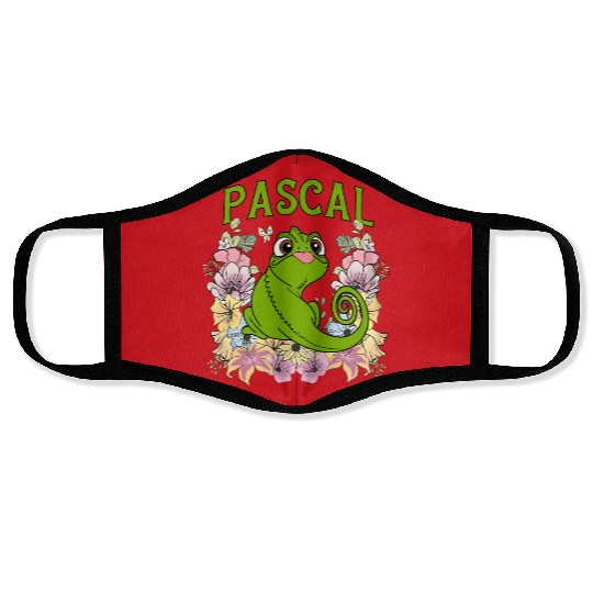 Tangled Pascal Face Masks, Tangled Face Masks, Rapunzel Family Face Masks, Disney Floral Face Masks, Disney Floral Face Masks