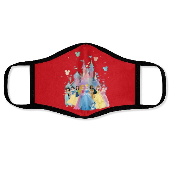 Disney Princess Face Masks, Disney Pincess Castle Face Masks, Girls Disneyworld Trip