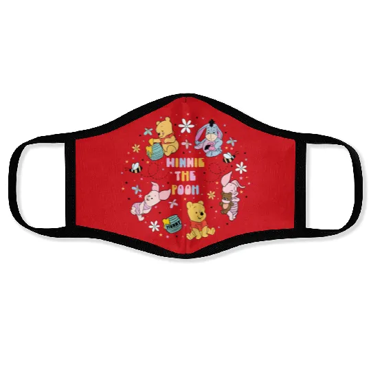 Retro Disneyland Winnie The Pooh Face Masks