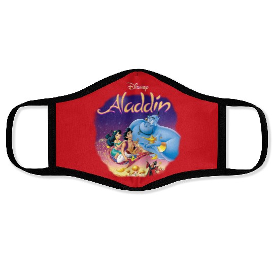 Disney Aladdin Jasmine Princess Jafar Abu Genie Face Masks