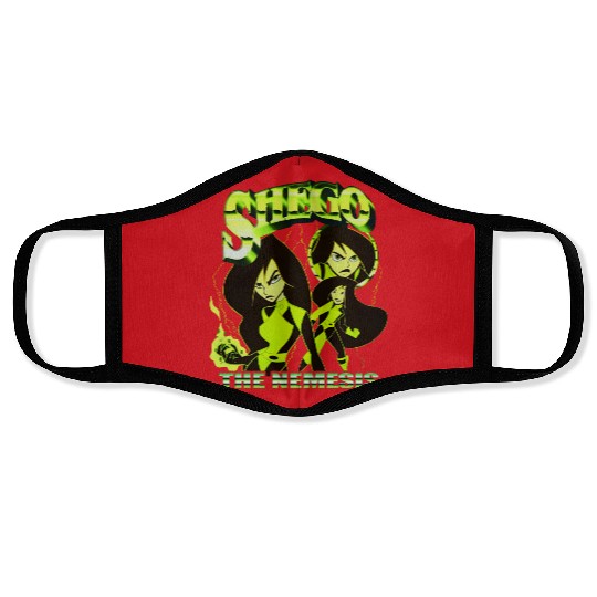 Kim Possible Shego The Nemesis Face Masks, Disney Kim Possible Clothingx