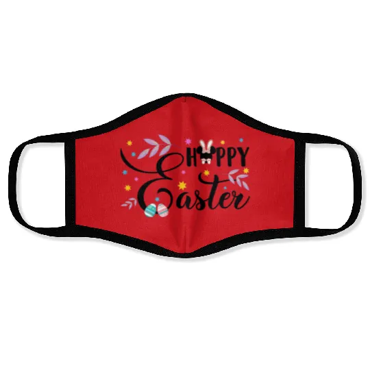 Minnie Happy Easter Face Masks, Disney Easter Face Masks, Women Easter Face Masks