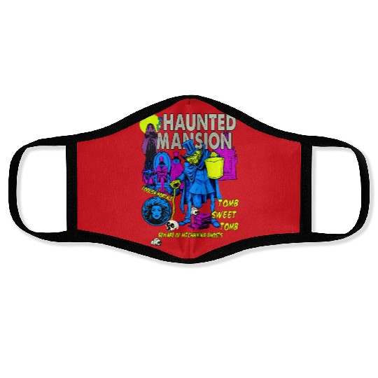 Vintage The Haunted Mansion  Face Masks, Disney The Haunted Mansion Face Masks