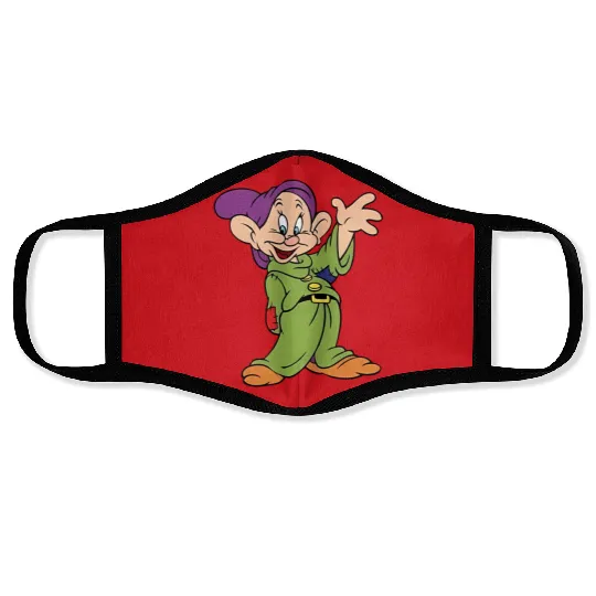 Dopey Dwarf Face Masks, Disney Dwarf, Seven Dwarfs, Disney Character Dwarf Face Masks