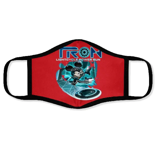 Mickey Tron Bike Face Masks, Disney Trip Face Masks