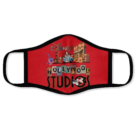 Vintage Disney Hollywood Studios Face Masks, Hollywood Studios Trip Face Masks