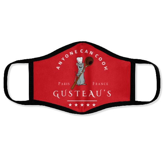 Ratatouille Face Masks, Disney Face Masks, Anyone Can Cook Face Masks