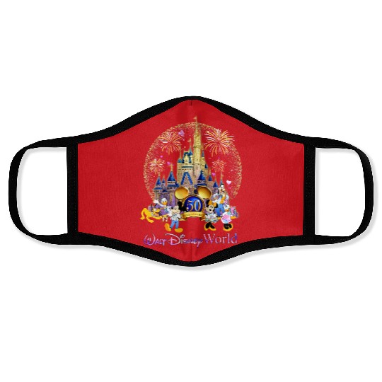 Disneyworld 50th Anniversary Face Masks | Disney 50th Anniversary Face Masks | Disney World Face Masks