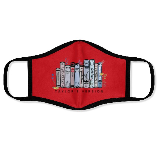 Discover Taylors Version Albums As Books Face Masks, Taylor Face Masks, Taylor