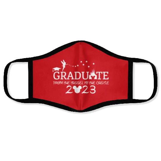 Disney Graduation Face Masks, Mickey Graduation Face Masks, Minnie Graduation Face Masks