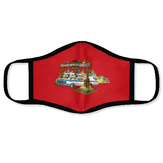 Fort Wilderness  Face Masks, Mickey and Friends Fort Wilderness Face Masks, Mickey Friends Face Masks, Disneyland  Color Face Masks
