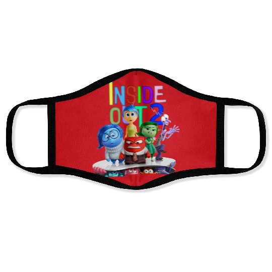 Inside Out 2 Face Masks, Disney Pixar Inside Out Face Masks