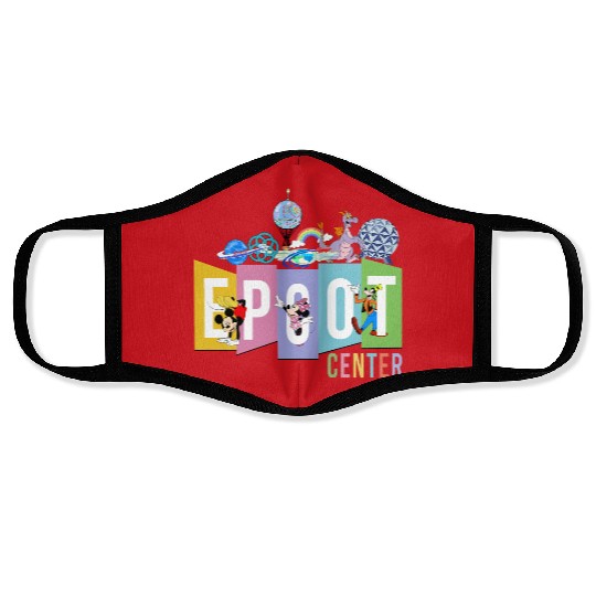 Disney Epcot Face Masks, Epcot Center Face Masks, Disney Epcot Vintage Face Masks
