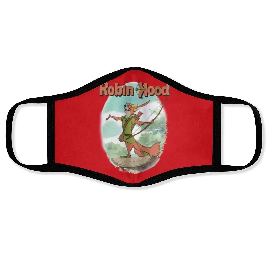 Vintage Robin Hood Face Masks, Robin Hood Disney Face Masks