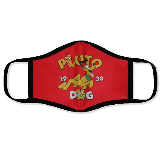 Pluto Est. 1930 Face Masks, Disney Pluto Face Masks