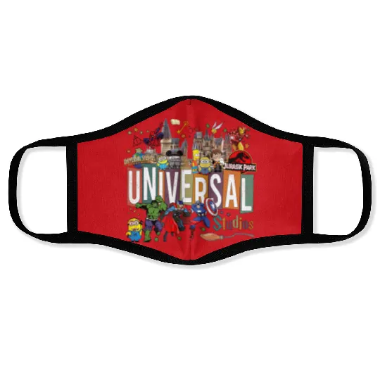 Disney Universal Studios  Face Masks, Disney Trip Family Face Masks, Universal Studio Trip Face Masks, Disneyworld Face Masks